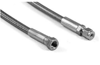 PTFE-lined, Stainless Steel Braided Hoses